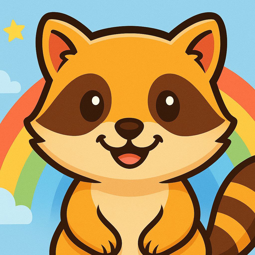 Raccoon Character
